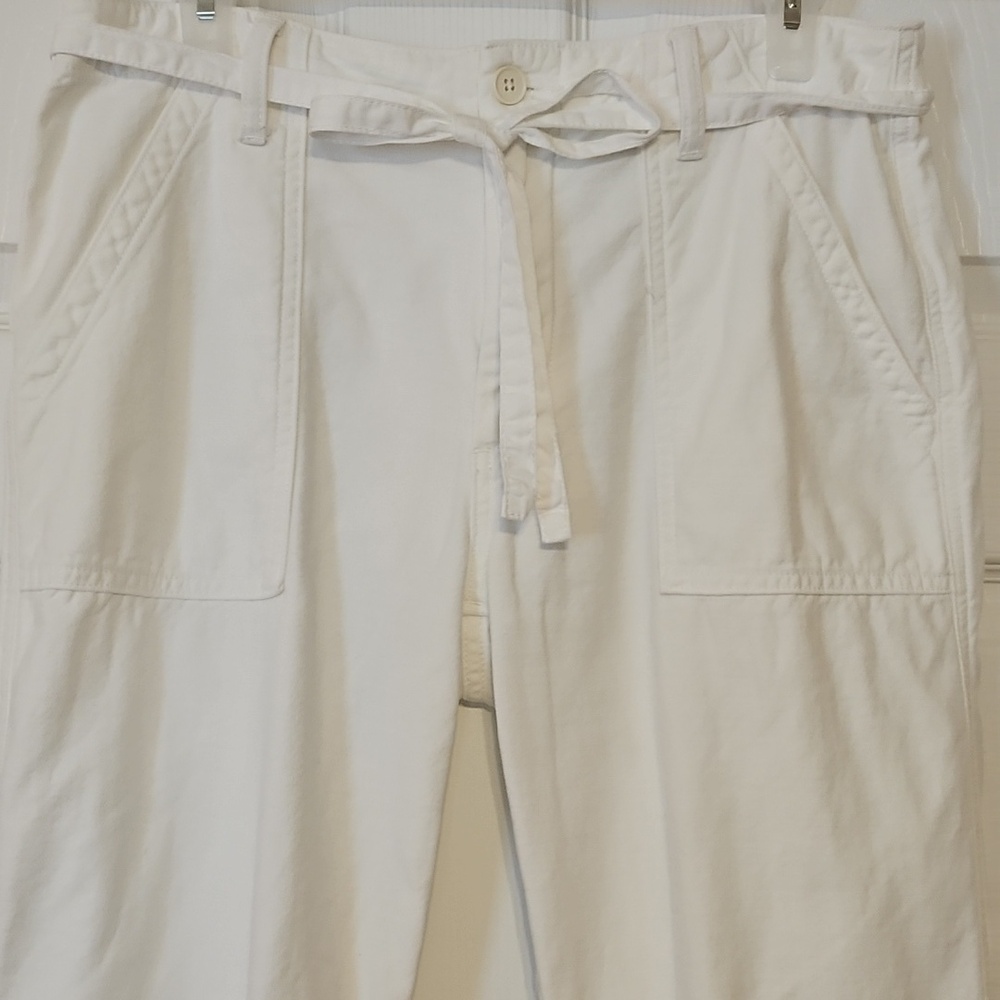 Lucky Brand White Drawstring Chinos - Picture 4 of 16
